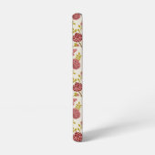Coque Samsung Galaxy Jacobean Floral Pattern Rouge Rose Gold Crème (Côté gauche)