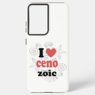 Coque Samsung Galaxy J'aime Cénozoïque drôle de citation pour les scien