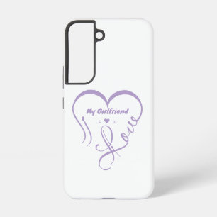Coque Samsung Galaxy J'aime ma petite amie - J ♥ Nous