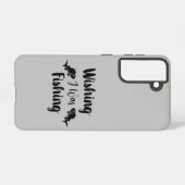 Coque Samsung Galaxy J'aimerais pêcher une citation drôle (Verso Horizontal)