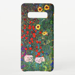 Coque Samsung Galaxy S10  Jardin aux fleurs Gustav Klimt<br><div class="desc">Coque Samsung Galaxy avec peinture à l’huile de Gustav Klimt Jardin avec tournesols (1907). Un beau jardin de tournesols et de belles fleurs bleues,  rouges,  violettes,  roses et blanches. Un grand cadeau pour les amateurs d'art Art Nouveau et autrichien.</div>