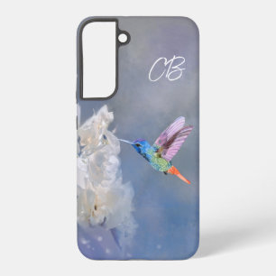 Coque Samsung Galaxy Jardin de colibris à l'aquarelle Art oiseau