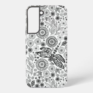 Coque Samsung Galaxy Jardin de libellules peu commun