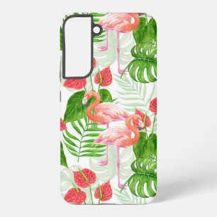 Coque Samsung Galaxy Jardin des flamants roses