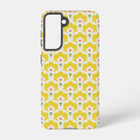 Jardin Fleur Jaune Retro Motif