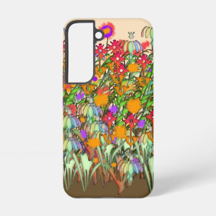 Coque Samsung Galaxy Jardin fleuri