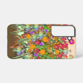 Coque Samsung Galaxy Jardin fleuri (Verso Horizontal)