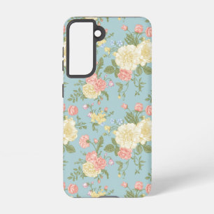 Coque Samsung Galaxy Jardin Peony motif floral