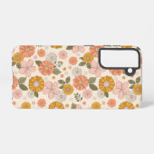 Coque Samsung Galaxy Jardin rose et orange Motif (Verso Horizontal)