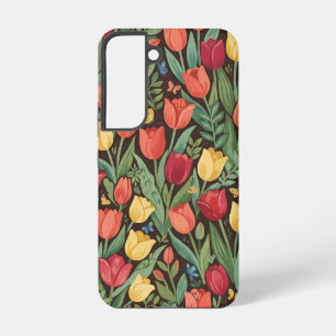 Coque Samsung Galaxy Jardins de tulipes abstraits papillons coques Sams