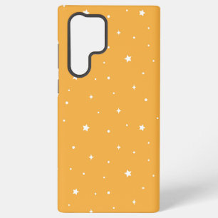 Coque Samsung Galaxy Jaune Clair Céleste Étoiles Aesthetic du Soleil