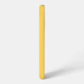 Coque Samsung Galaxy Jaune Moutarde Simple Nom De Script Gras (Côté gauche)
