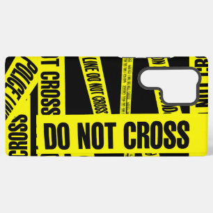Coque Samsung Galaxy Jaune ne transcendez pas la scène de crime Zones d