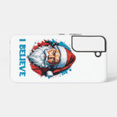 Coque Samsung Galaxy Je crois en le style Graffiti du Père Noël (Verso Horizontal)