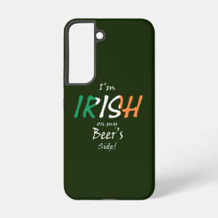 Coque Samsung Galaxy Je suis irlandais sur le côté de la bière sur Iris