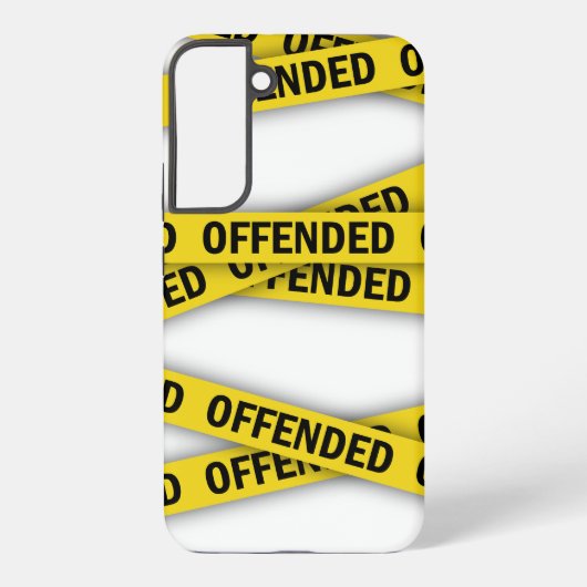 Coque Samsung Galaxy Je suis offensé que la police ne croise pas (Verso)