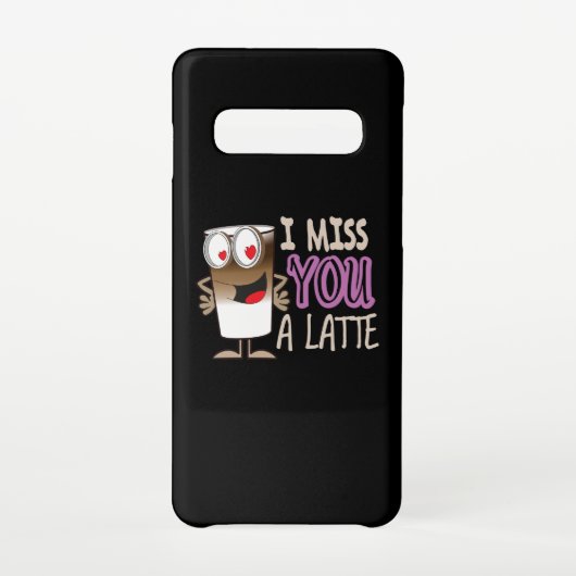 Coque Samsung Galaxy Je te manque une latte (Dos)