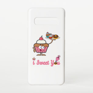 Coque Samsung Galaxy S10 Je te suce avec un gâteau