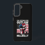 Coque Samsung Galaxy Je vote pour l'hors-la-loi et le Hillbilly 2024 U<br><div class="desc">Je vote pour le hors-la-loi et le drapeau américain Hillbilly 2024</div>