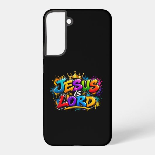 Coque Samsung Galaxy Jésus est Seigneur (Verso)