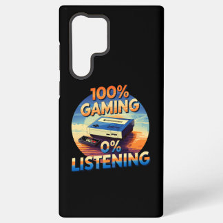 Coque Samsung Galaxy Jeu 0% Écouter Amusant Jeu de style rétro