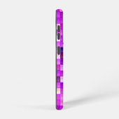Coque Samsung Galaxy Jeu vidéo Pixels Carré rose Motif (Côté droit)