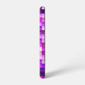 Coque Samsung Galaxy Jeu vidéo Pixels Carré rose Motif (Côté gauche)