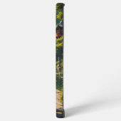 Coque Samsung Galaxy Jeune fille du jardin vert (Côté gauche)