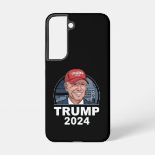 Coque Samsung Galaxy Joe biden Portant un Casquette Trump