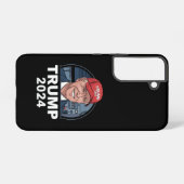 Coque Samsung Galaxy Joe biden Portant un Casquette Trump (Verso Horizontal)