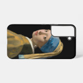Coque Samsung Galaxy Johannes Vermeer - Fille avec une oreille perle (Verso Horizontal)