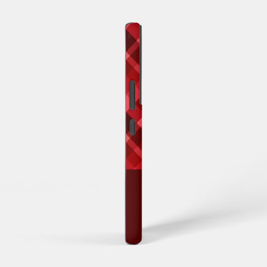 Coque Samsung Galaxy Joli Boîtier de Monogramme Rouge Ruby (Côté droit)