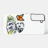 Coque Samsung Galaxy Joli(e) ami(e) dalmate/papillon (Verso Horizontal)