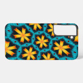 Coque Samsung Galaxy Joli Motif de fleurs Abstraites (Verso Horizontal)