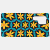 Coque Samsung Galaxy Joli Motif de fleurs Abstraites (Verso Horizontal)