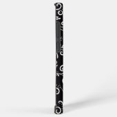 Coque Samsung Galaxy Joli noir élégant ornemental (Côté droit)