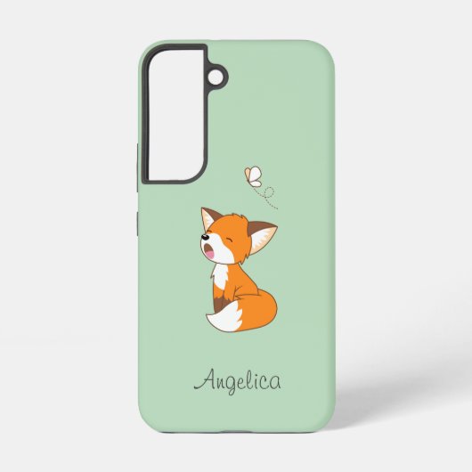 Coque Samsung Galaxy Joli Petit Fox Sleepy (Verso)