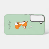 Coque Samsung Galaxy Joli Petit Fox Sleepy (Verso Horizontal)