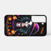 Coque Samsung Galaxy Jolie Adorable Kawaii Halloween sorcière (Verso Horizontal)