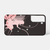 Coque Samsung Galaxy Jolie fée rose et étoiles (Verso Horizontal)