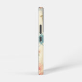 Coque Samsung Galaxy Jolie ferme Monogramme Rustique Roses Rose (Côté droit)