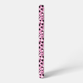 Coque Samsung Galaxy Jolies fleurs noires blanches (Côté gauche)