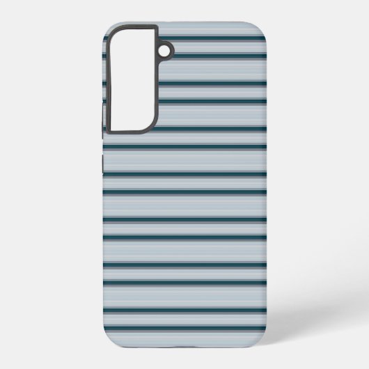 Coque Samsung Galaxy Jolies rayures bleu gris (Verso)