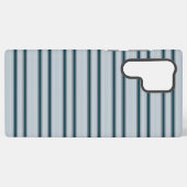 Coque Samsung Galaxy Jolies rayures bleu gris (Verso Horizontal)