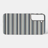 Coque Samsung Galaxy Jolies rayures grises et blanches (Verso Horizontal)