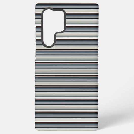 Coque Samsung Galaxy Jolies rayures grises et blanches (Verso)