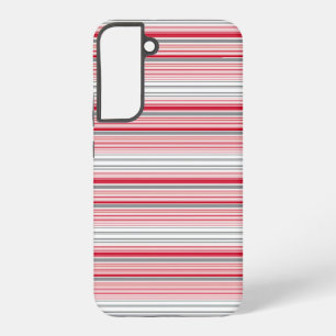 Coque Samsung Galaxy Jolies rayures grises rouges