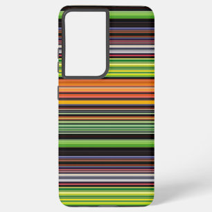 Coque Samsung Galaxy Jolies rayures noires colorées