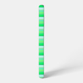 Coque Samsung Galaxy Jolies rayures vert aqua (Côté gauche)