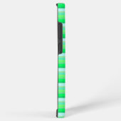 Coque Samsung Galaxy Jolies rayures vert aqua (Côté droit)